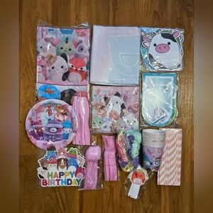 Big Squishmallow Birthday Decoration Set